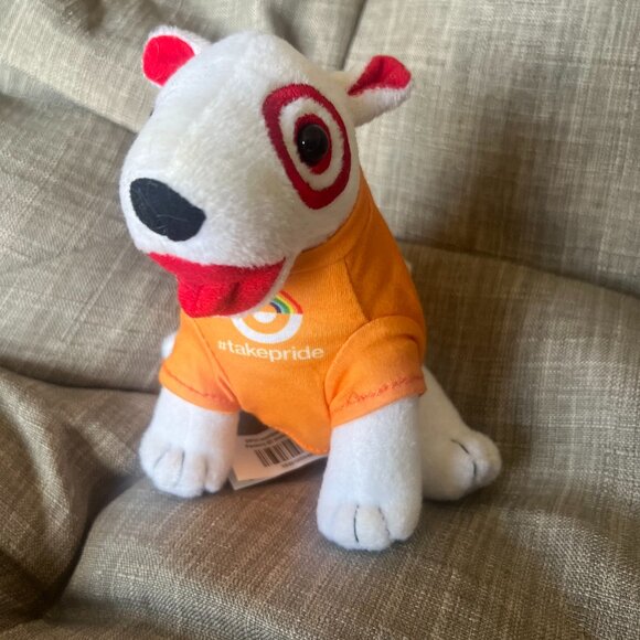 2019 Target Plush Orange Pride Dog - New Condition - Picture 1 of 5